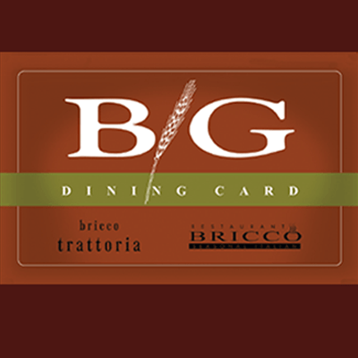 billy grant gift cards good at Bricco Trattoria and Restaurant Bricco