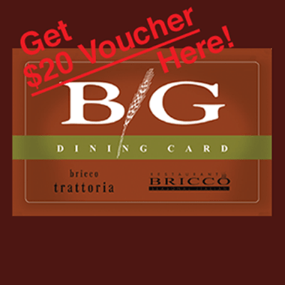 Restaurant Bricco & Bricco Trattoria Gift Cards from Billy Grant