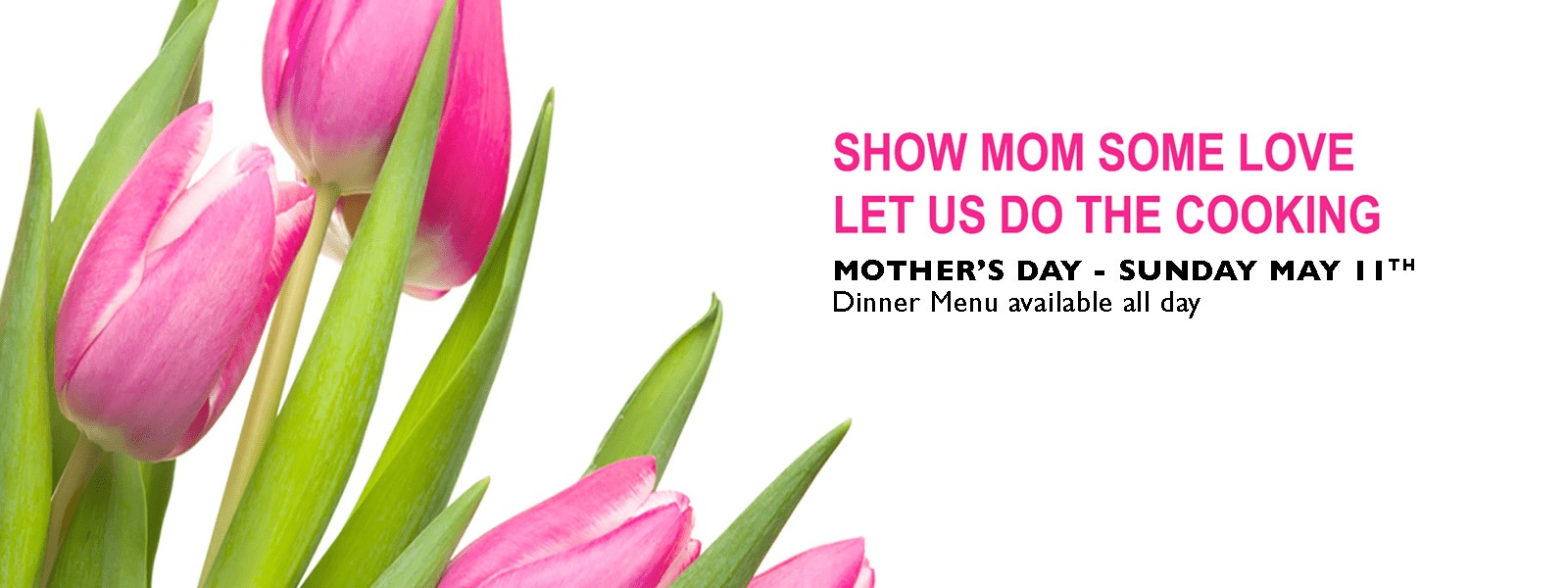 Show Mom some love on Mother's Day and let us do the cooking at Restaurant Bricco. Mother's Day open 12-8, dinner menu all day.
